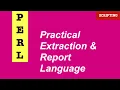 PERL Basics PERL Tutorial for Beginners PERL Scripting with examples
