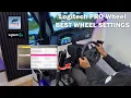 Forza Horizon 5 Logitech PRO Racing Wheel BEST Wheel Settings on PS5