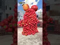 Download Lagu The tomato🍅 potato🥔 apple🍎 humanoid characters walk, bump and fall down... 3D special effects