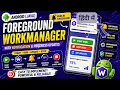 How to Use Foreground WorkManager in Java Android App with Notification IT WALA HINDI-
