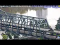 Cincinnati Skyline Ohio River Brent Spence Bridge - Livestream from Covington Kentucky