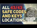 All Safe Codes and Keys Locations Dying Light The Beast