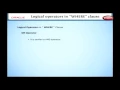 Learn Oracle Using Logical Operators in the WHERE Clause of the Select Statement