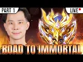 🔴 LIVE | PUSH RANK KE MYTHIC IMMORTAL PART 1 (MOBILE LEGENDS)
