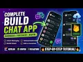How to Build Complete Android Chat App Kotlin Firebase Realtime Database VM