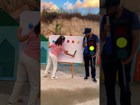 بنت توصل ألون الصحيح مع الفاكهه الصحيحة ✅