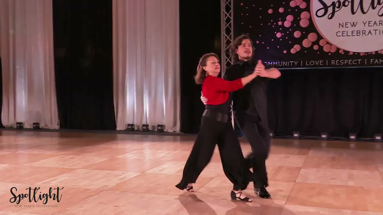 Spotlight New Year's Celebration 2023 Intermediate Pro Am Spotlight Donna Williams with Jesse Lopez