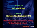 05-Module Web App Vulnerability Part 6 Remote File Inclusion RFI Web App Penetration Testing