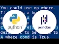 Compare two columns using pandas