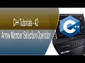 C Programming Tutorials - 42