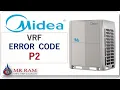 MIDEA VRF ERROR CODE P2 ENGLISH