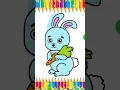 Easy Bunny Coloring Page - Relax and Paint