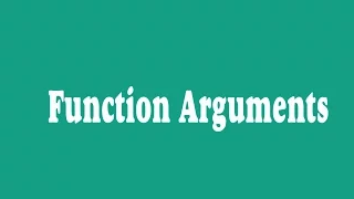 16 - Function Arguments In Python Arabic