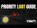 Escape From Tarkov 1 0 - Priority Loot Guide 2025 Best Items Quest Hideout Loot Where to Find