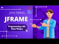 1 JFrame Form Window Java Swing Best Application Designing Programming with Rana Waqas