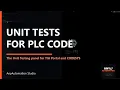 Real Unit Tests for PLC Code The Unit Testing Panel AnyAutomation Studio