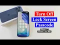 How to turn off passcode on iPhone 17 Pro Max