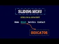 Responsive Animated Sliding Menu using HTML CSS JavaScript