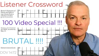 Ultimate Cryptic Crossword Challenge Brutally Hard Edition