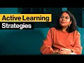 What Are Active Learning Strategies Marina Basu