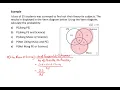 Calculating Probability - Using Venn Diagrams Example 2