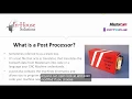 In-House Solutions Intro to Post Processors