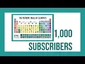 Printable Periodic Table - 1 000 Subscriber