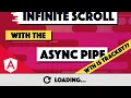 Can you do INFINITE scroll reactively in Angular no manual subscribes