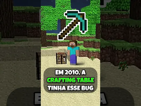 🎮 O Lendário BUG da CRAFTING TABLE de 2010 no Minecraft