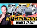RV tech reviews Coleman Jay Flight and Salem travel trailers UNDERCOVER