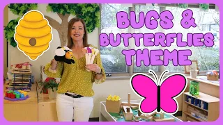 Toddler and Preschool Bugs Butterflies Theme Activities