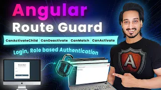 Angular Route Guards full tutorial for Secure Routing in Hindi