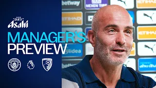 LIVE! MANAGER PREVIEW | Enzo Maresca | Man City v Bournemouth | Premier League