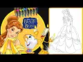 Coloring Princess Belle Disney Beauty the Beast Disney coloring pages