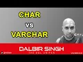 Char vs Varchar - SQL Server Data Types