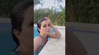 نسرين طافش تسبح بالبكيني 