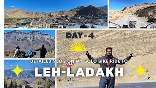 Manali to Leh Solo Bike Adventure 🏍️❄️ | Ultimate Himalayan Road Trip | Travel Vlog in kannada