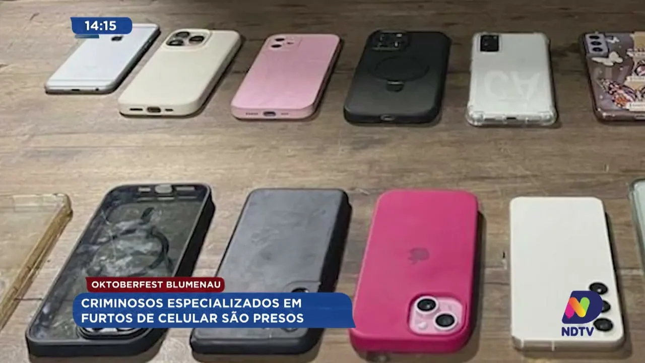 Oktoberfest Blumenau: criminosos especializados em furtos de celular são presos