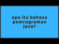 Apa itu bahasa pemrograman JAVA Dan mengapa harus belajar bahasa pemrograman JAVA