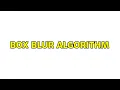 Box Blur algorithm 2 Solutions
