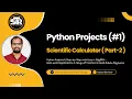 Part 2 Scientific Calculator in Python Tkinter GUI Button Functionalities - Part 1 STR Telugu