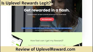 Is Up Level Rewards Legit or Scam - UplevelReward com Review