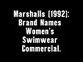 Marshalls 1992 Brand Names Women s Swimwear Commercial