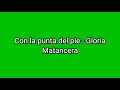 Con la punta del pie - Gloria Matancera