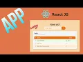 How to make a Todo List App using ReactJS
