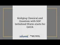 Bridging Classical and Quantum with SDP Initialized Warm-starts for QAOA
