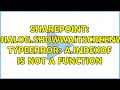Sharepoint SP UI ModalDialog showWaitScreenWithNoClose TypeError a indexOf is not a function