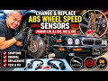 Change and Replace ABS Wheel Speed Sensors Jaguar XJR XJ XJ8 XK8 XKR Sensor Replacement