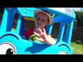 Wheels on the Bus | Nursery Rhymes & Kids songs | Gaby and Alex