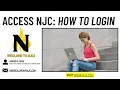 Access NJC How to Login